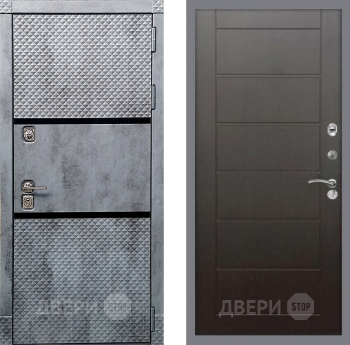 Дверь Рекс (REX) 15 Бетон Темный Сити Венге в Дмитрове