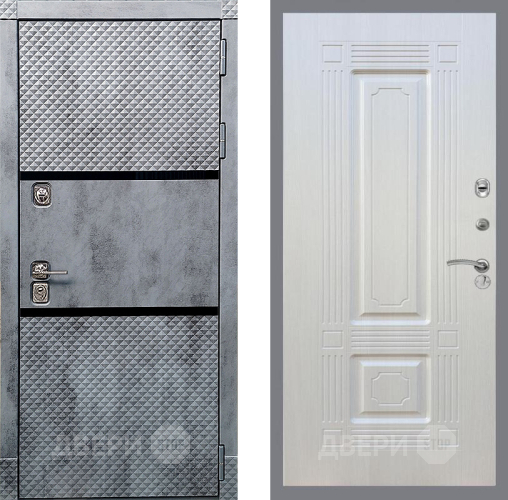 Входная металлическая Дверь Рекс (REX) 15 Бетон Темный FL-2 Лиственница беж в Дмитрове