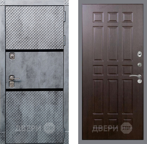 Входная металлическая Дверь Рекс (REX) 15 Бетон Темный FL-33 Венге в Дмитрове