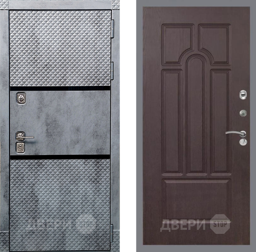 Входная металлическая Дверь Рекс (REX) 15 Бетон Темный FL-58 Венге в Дмитрове