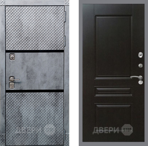 Входная металлическая Дверь Рекс (REX) 15 Бетон Темный FL-243 Венге в Дмитрове