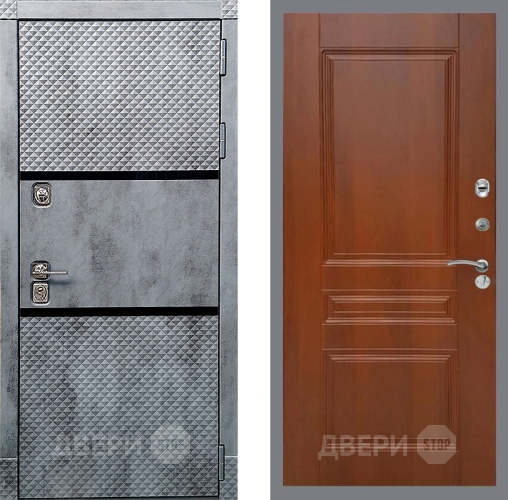 Входная металлическая Дверь Рекс (REX) 15 Бетон Темный FL-243 Итальянский орех в Дмитрове