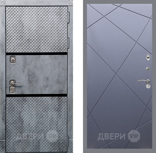 Входная металлическая Дверь Рекс (REX) 15 Бетон Темный FL-291 Силк титан в Дмитрове