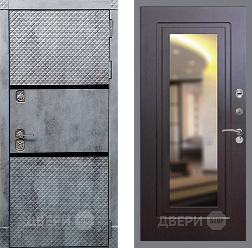 Входная металлическая Дверь Рекс (REX) 15 Бетон Темный FLZ-120 Венге в Дмитрове