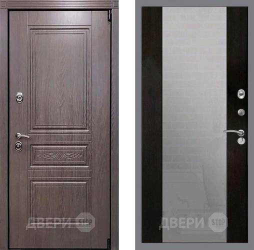 Входная металлическая Дверь Рекс (REX) Премиум-S СБ-16 Зеркало Венге в Дмитрове