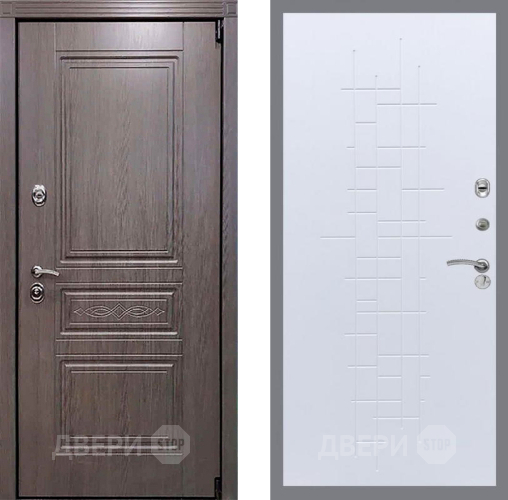 Входная металлическая Дверь Рекс (REX) Премиум-S FL-289 Белый ясень в Дмитрове