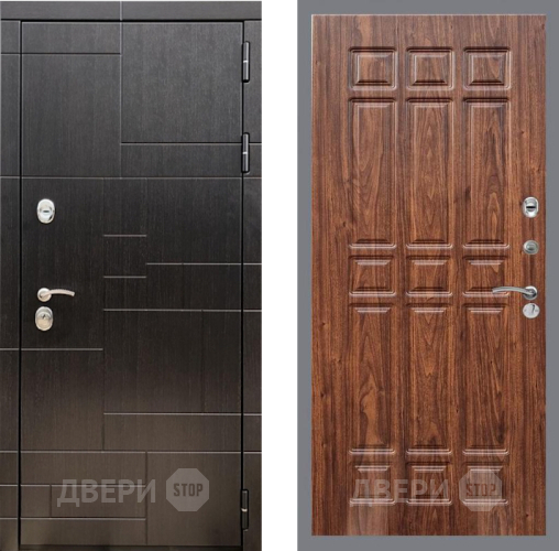 Дверь Рекс (REX) 20 FL-33 орех тисненый в Дмитрове