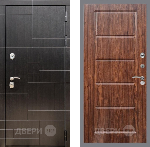 Входная металлическая Дверь Рекс (REX) 20 FL-39 орех тисненый в Дмитрове