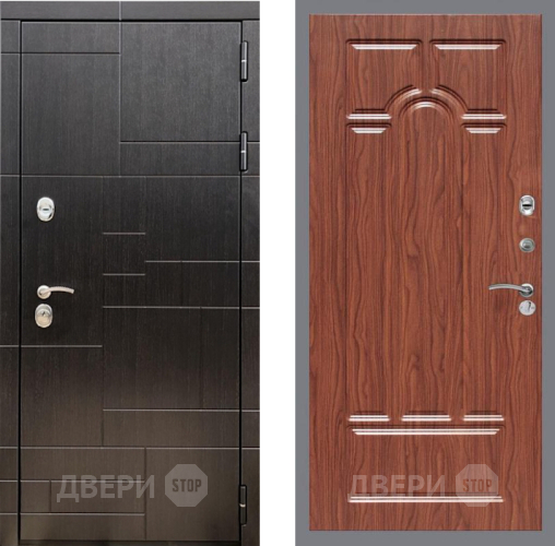 Входная металлическая Дверь Рекс (REX) 20 FL-58 орех тисненый в Дмитрове