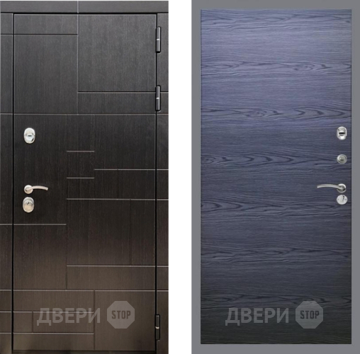 Входная металлическая Дверь Рекс (REX) 20 GL Дуб тангенальный черный в Дмитрове