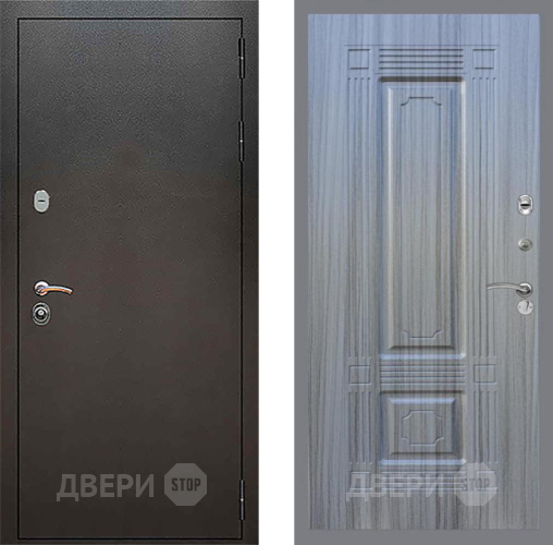 Входная металлическая Дверь Рекс (REX) 5 Серебро Антик FL-2 Сандал грей в Дмитрове