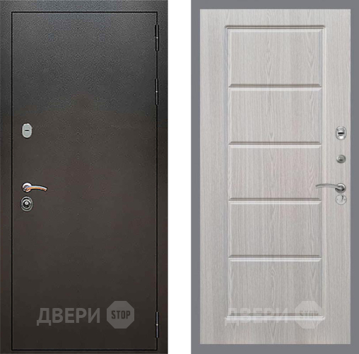 Дверь Рекс (REX) 5 Серебро Антик FL-39 Беленый дуб в Дмитрове
