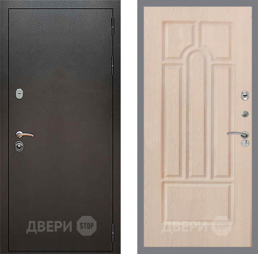 Входная металлическая Дверь Рекс (REX) 5 Серебро Антик FL-58 Беленый дуб в Дмитрове