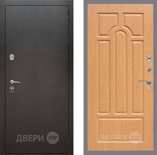 Входная металлическая Дверь Рекс (REX) 5 Серебро Антик FL-58 Дуб в Дмитрове