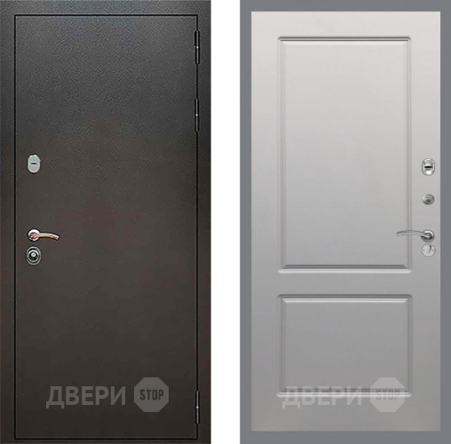 Входная металлическая Дверь Рекс (REX) 5 Серебро Антик FL-117 Грей софт в Дмитрове