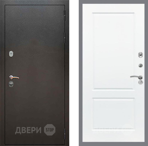 Входная металлическая Дверь Рекс (REX) 5 Серебро Антик FL-117 Силк Сноу в Дмитрове