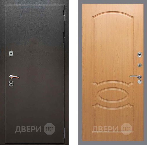 Входная металлическая Дверь Рекс (REX) 5 Серебро Антик FL-128 Дуб в Дмитрове