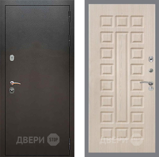 Дверь Рекс (REX) 5 Серебро Антик FL-183 Беленый дуб в Дмитрове