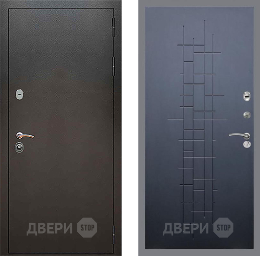 Входная металлическая Дверь Рекс (REX) 5 Серебро Антик FL-289 Ясень черный в Дмитрове