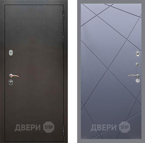 Дверь Рекс (REX) 5 Серебро Антик FL-291 Силк титан в Дмитрове
