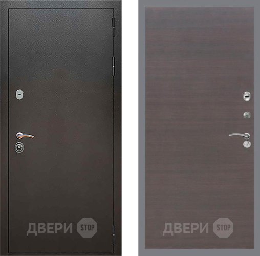 Входная металлическая Дверь Рекс (REX) 5 Серебро Антик GL венге поперечный в Дмитрове