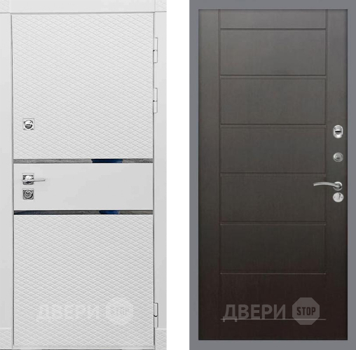 Входная металлическая Дверь Рекс (REX) 15 Силк Сноу Сити Венге в Дмитрове