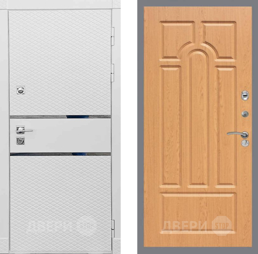 Входная металлическая Дверь Рекс (REX) 15 Силк Сноу FL-58 Дуб в Дмитрове