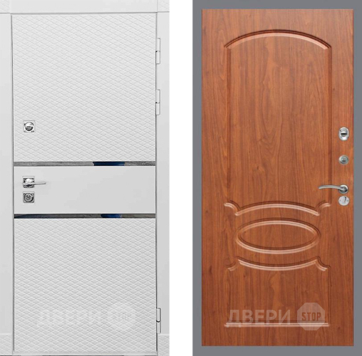 Входная металлическая Дверь Рекс (REX) 15 Силк Сноу FL-128 Морёная берёза в Дмитрове
