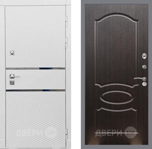 Входная металлическая Дверь Рекс (REX) 15 Силк Сноу FL-128 Венге светлый в Дмитрове