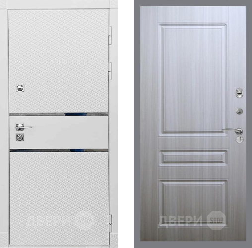 Входная металлическая Дверь Рекс (REX) 15 Силк Сноу FL-243 Сандал белый в Дмитрове