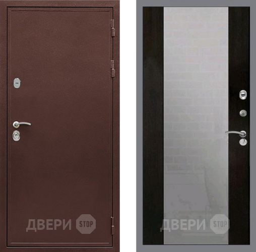 Входная металлическая Дверь Рекс (REX) 5А СБ-16 Зеркало Венге в Дмитрове