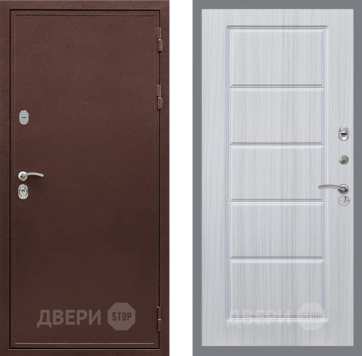 Входная металлическая Дверь Рекс (REX) 5А FL-39 Сандал белый в Дмитрове