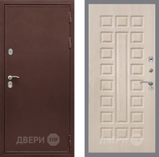 Входная металлическая Дверь Рекс (REX) 5А FL-183 Беленый дуб в Дмитрове