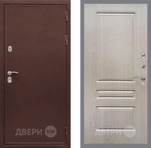 Входная металлическая Дверь Рекс (REX) 5А FL-243 Беленый дуб в Дмитрове