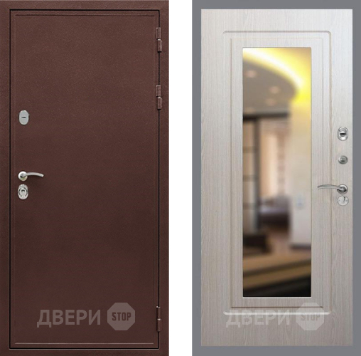 Входная металлическая Дверь Рекс (REX) 5А FLZ-120 Беленый дуб в Дмитрове