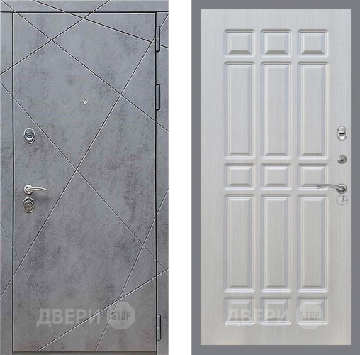 Дверь Рекс (REX) 13 Бетон Темный FL-33 Лиственница беж в Дмитрове