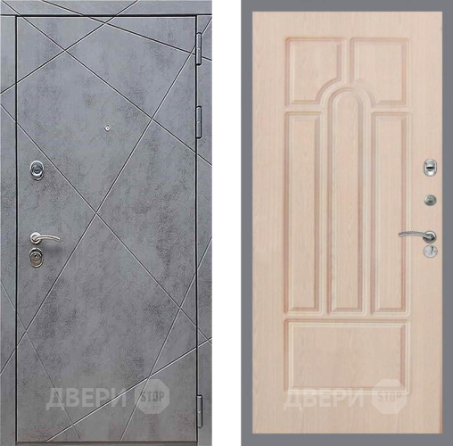 Входная металлическая Дверь Рекс (REX) 13 Бетон Темный FL-58 Беленый дуб в Дмитрове