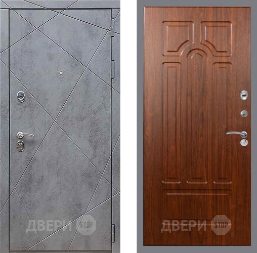 Входная металлическая Дверь Рекс (REX) 13 Бетон Темный FL-58 Морёная берёза в Дмитрове