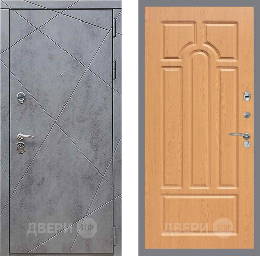 Входная металлическая Дверь Рекс (REX) 13 Бетон Темный FL-58 Дуб в Дмитрове