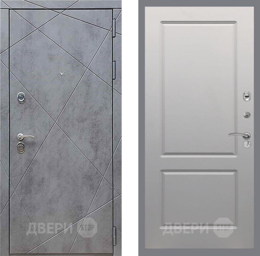 Дверь Рекс (REX) 13 Бетон Темный FL-117 Грей софт в Дмитрове