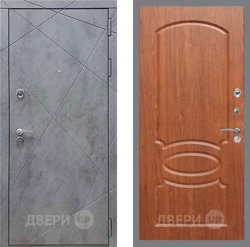 Входная металлическая Дверь Рекс (REX) 13 Бетон Темный FL-128 Морёная берёза в Дмитрове