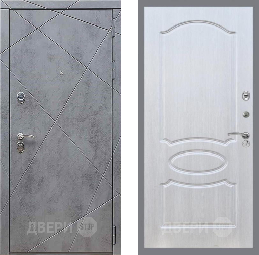 Дверь Рекс (REX) 13 Бетон Темный FL-128 Лиственница беж в Дмитрове