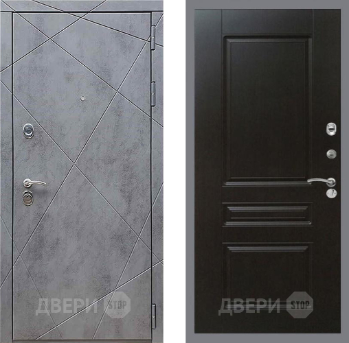 Входная металлическая Дверь Рекс (REX) 13 Бетон Темный FL-243 Венге в Дмитрове