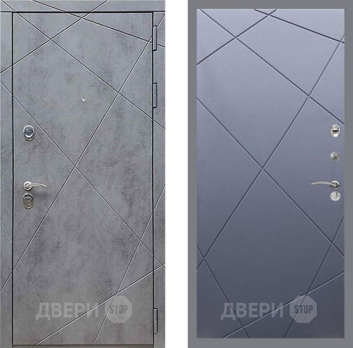 Дверь Рекс (REX) 13 Бетон Темный FL-291 Силк титан в Дмитрове