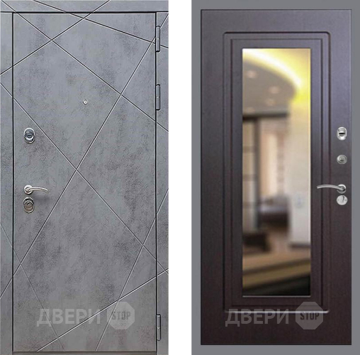 Входная металлическая Дверь Рекс (REX) 13 Бетон Темный FLZ-120 Венге в Дмитрове
