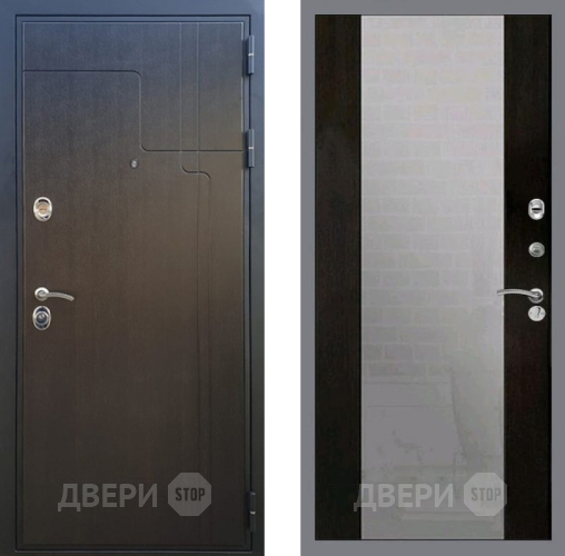 Дверь Рекс (REX) Премиум-246 СБ-16 Зеркало Венге в Дмитрове
