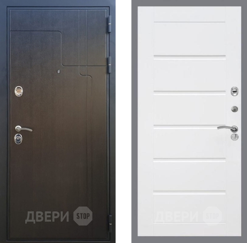 Входная металлическая Дверь Рекс (REX) Премиум-246 Сити Белый ясень в Дмитрове