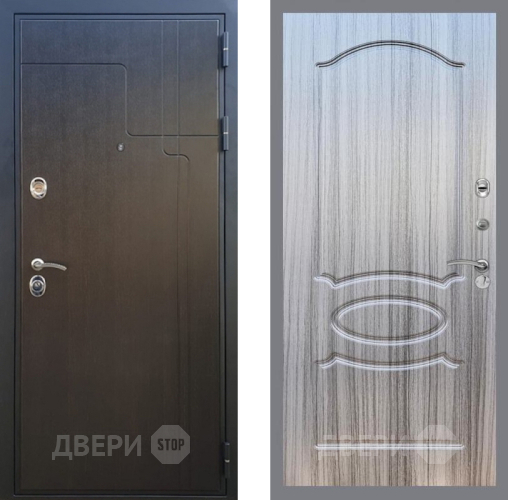 Входная металлическая Дверь Рекс (REX) Премиум-246 FL-128 Сандал грей в Дмитрове