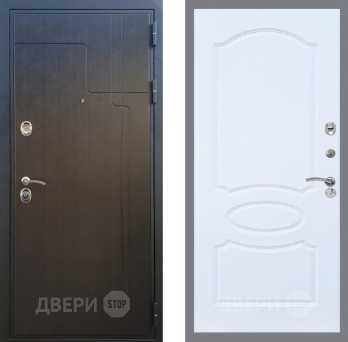 Входная металлическая Дверь Рекс (REX) Премиум-246 FL-128 Силк Сноу в Дмитрове