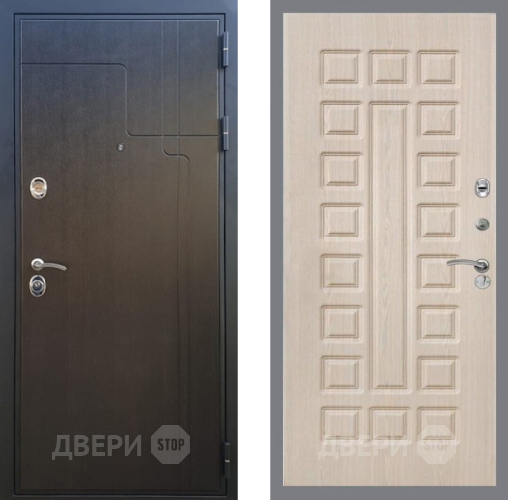 Входная металлическая Дверь Рекс (REX) Премиум-246 FL-183 Беленый дуб в Дмитрове